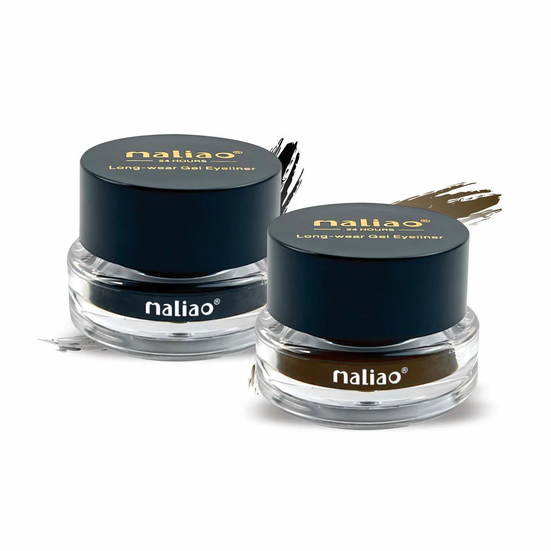 Maliao Professional Long Wear Black And Brown Gel Eyeliner