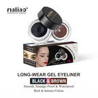 Maliao Professional Long Wear Black And Brown Gel Eyeliner