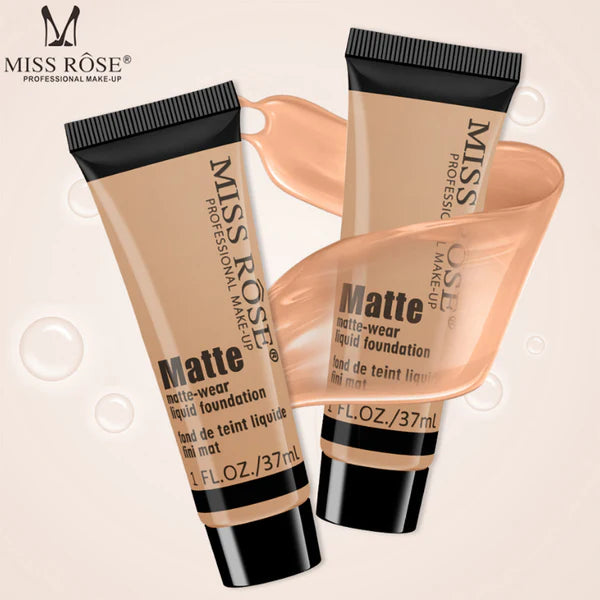 Two tubes of Miss Rose - Full Coverage Matte Foundation