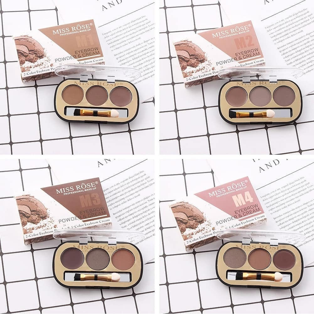 Miss Rose Eyebrow Powder and Cream Palette