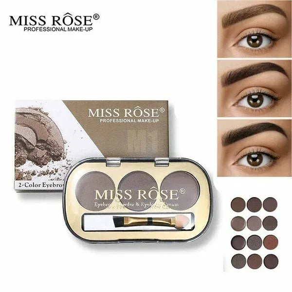 Miss Rose Eyebrow Powder and Cream Palette