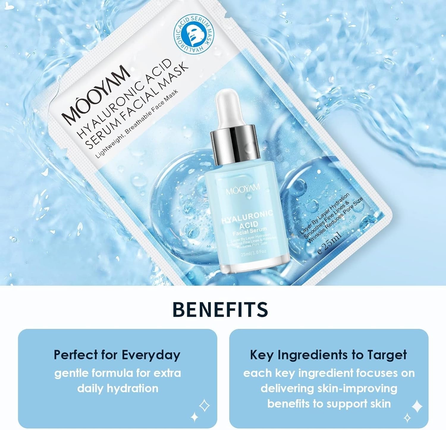 Mooyam Hyaluronic Acid Face Sheet Mask