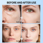 Before and after use comparison of Mooyam Pearl Real Capsule Sheet Mask use on a person's face.
