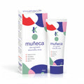 muáneca skin lightening cream packaging on a white background