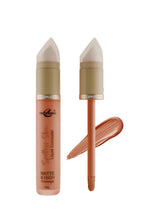 Two liquid concealer products with a swatch on a white background