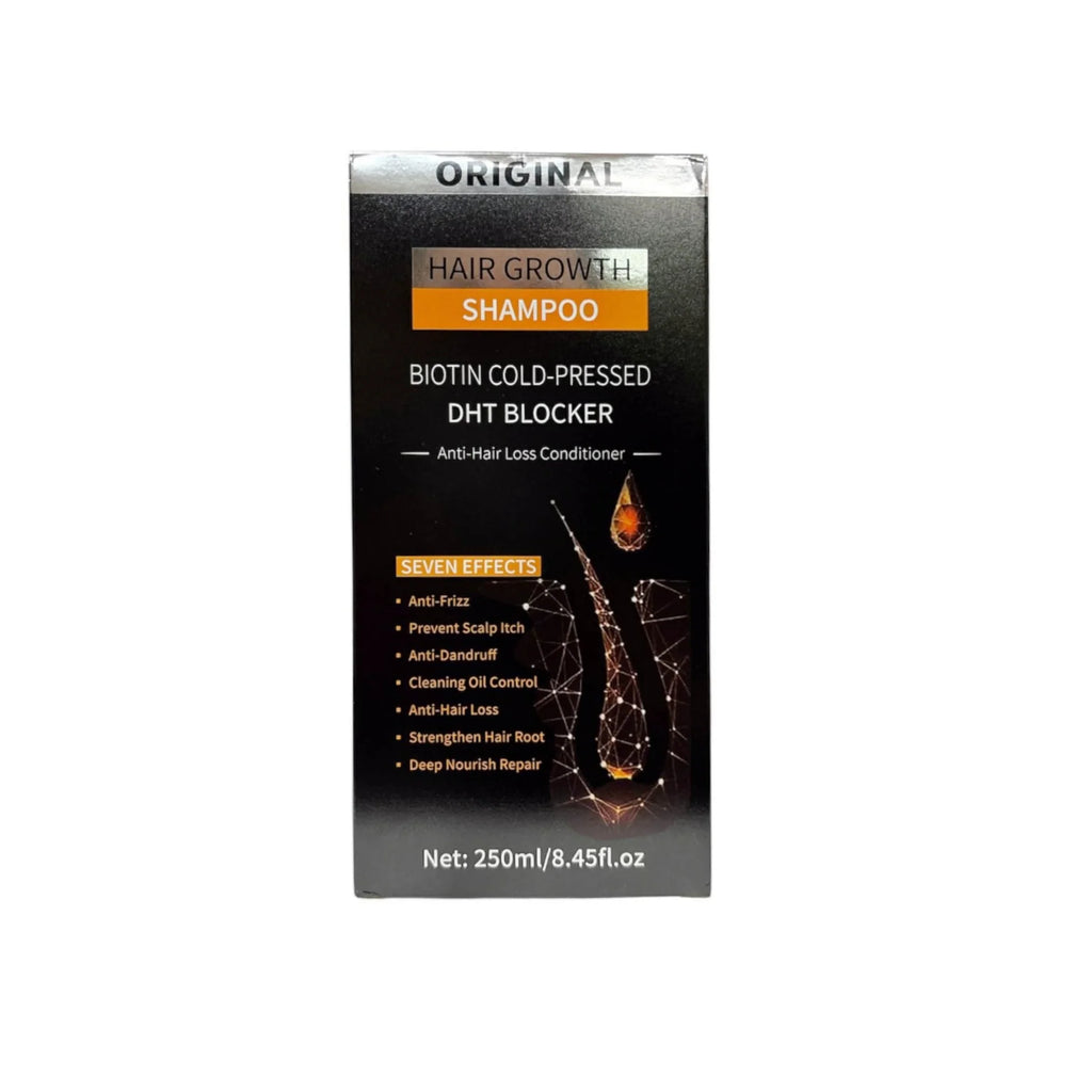Original Hair Growth Biotin Cold-Pressed DHT Blocker Shampoo 250ml – Daily Hair Growth & Scalp Nourishing Formula