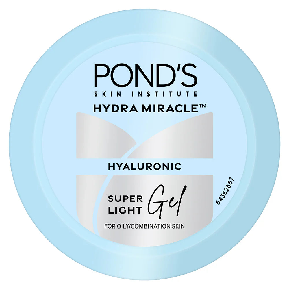 PONDS Super Light Gel Oil-Free Moisturize with Hyaluronic Acid & Vitamin E 48HR Hydration