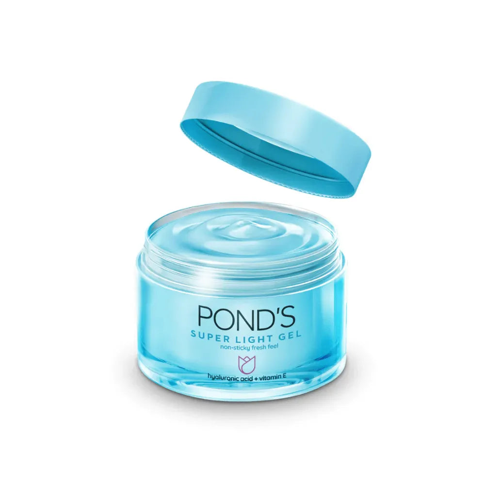 PONDS Super Light Gel Oil-Free Moisturize with Hyaluronic Acid & Vitamin E 48HR Hydration