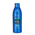 Blue bottle of Parachute Coconut Hair Oil, 100ml on a white background