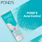 POND'S Acne Control face wash tube on a blue background