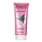 Ponds Bright Beauty face wash tube on a white background