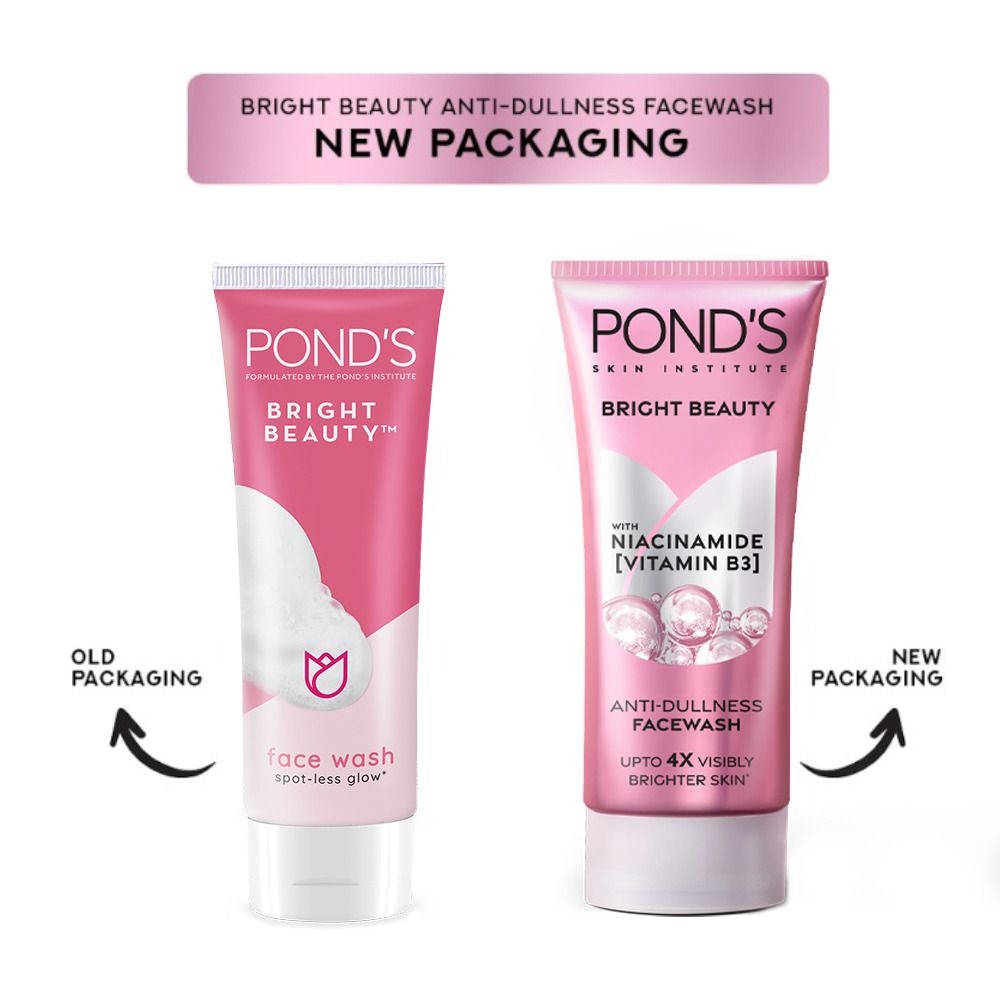 Pond's Bright Beauty Anti-Dullness Face Wash With Niacinamide & Vitamin B3