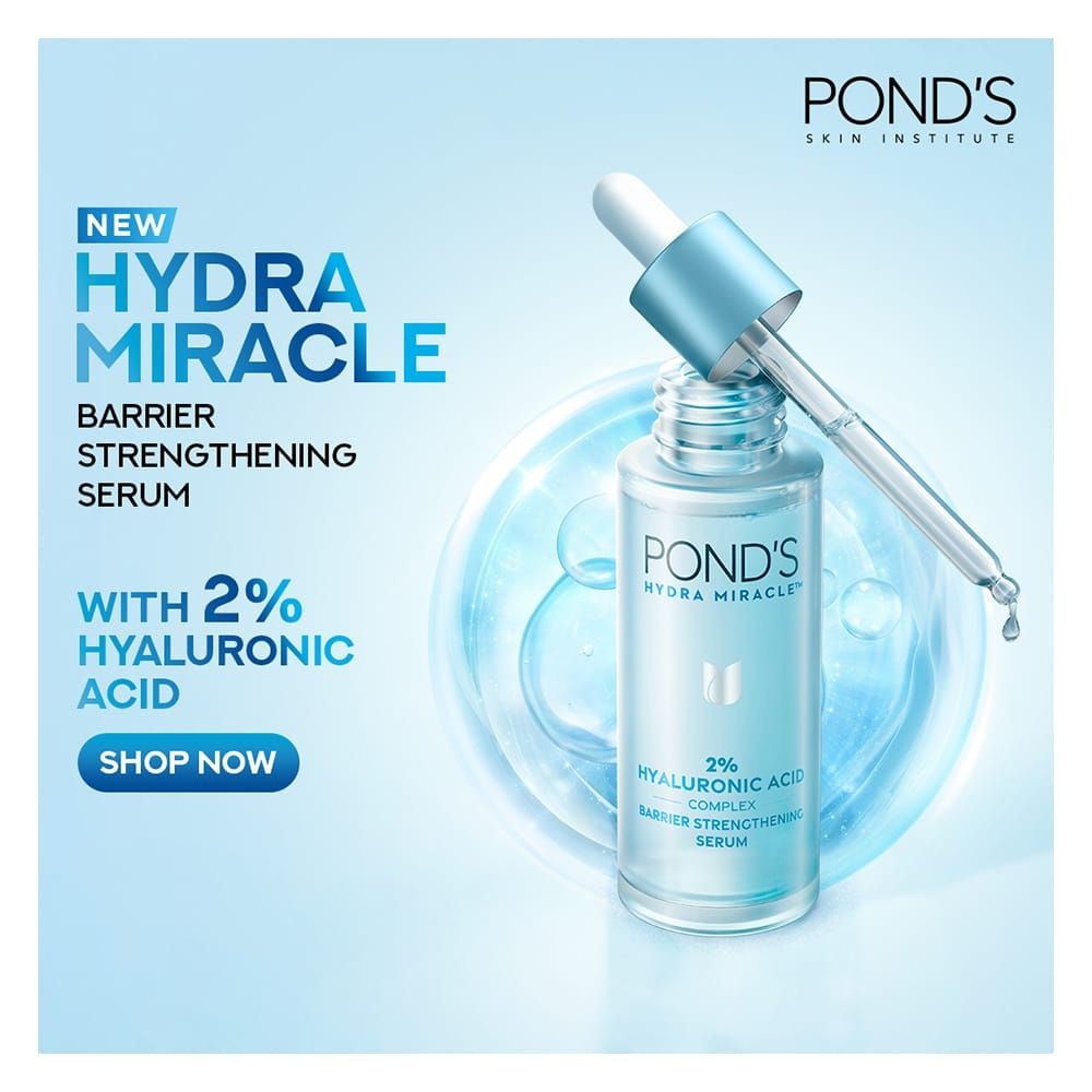 Pond's Hydra Miracle 2% Hyaluronic Acid Complex Barrier Strengthening Serum