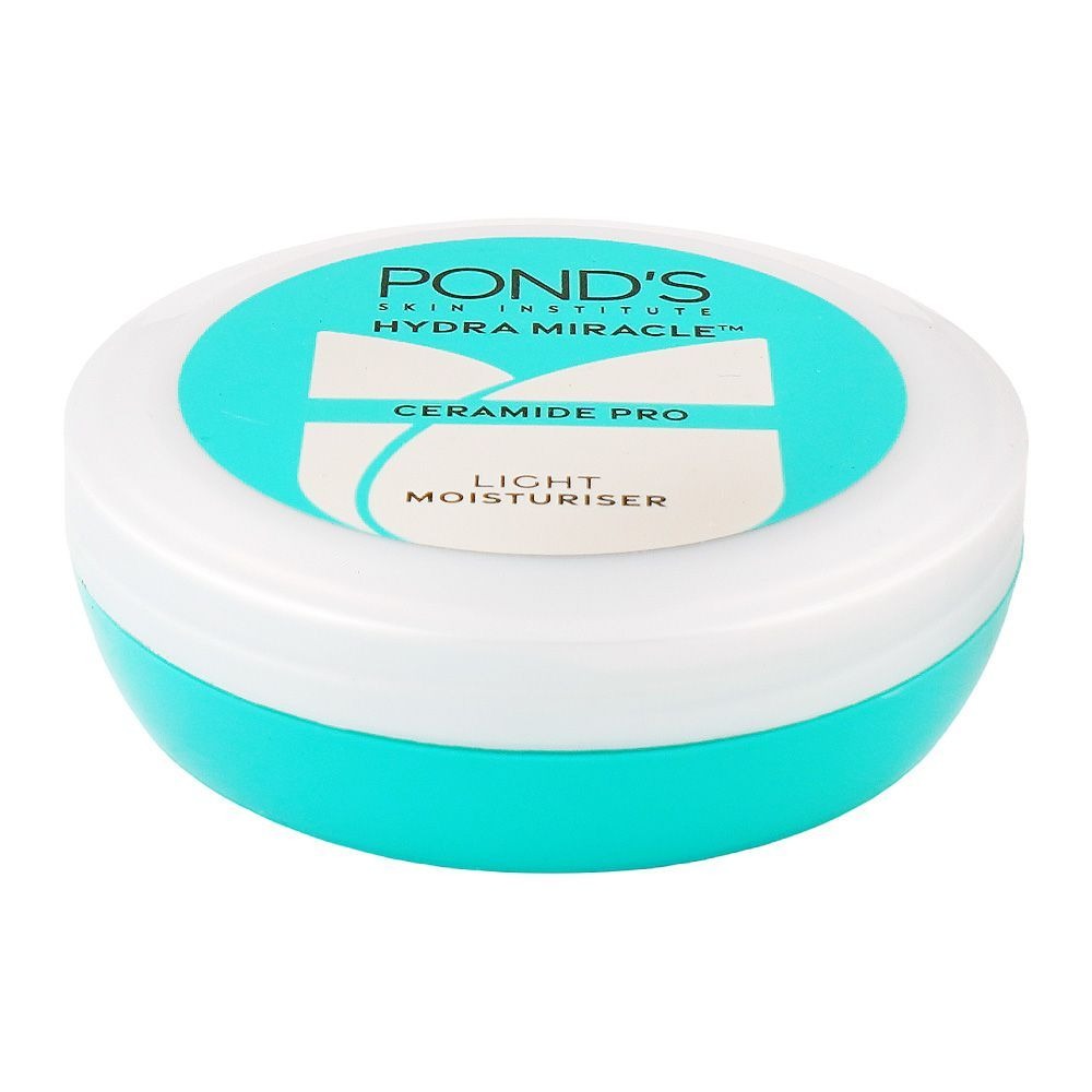 Pond's Hydra Miracle Ceramide Pro light moisturizer jar on a white background