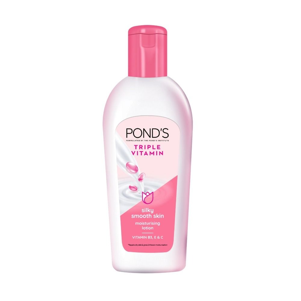 Ponds Triple Vitamin Silky Smooth Skin Lotion 200ml