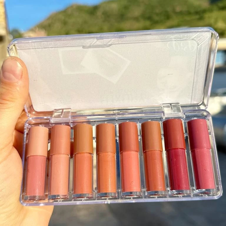 Qoiden Rose Luxury Lipgloss 8 pcs