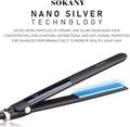 SOKANY hair straightener with nano silver technology on a white background
