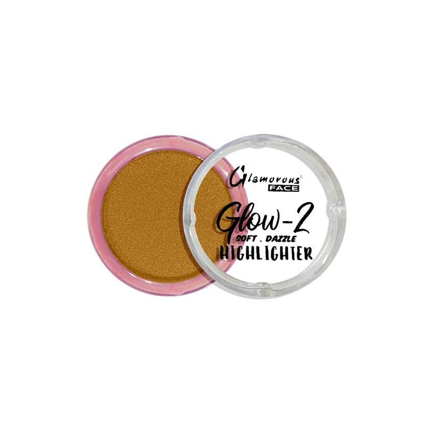 Glow-2 highlighter with pink case on a white background
