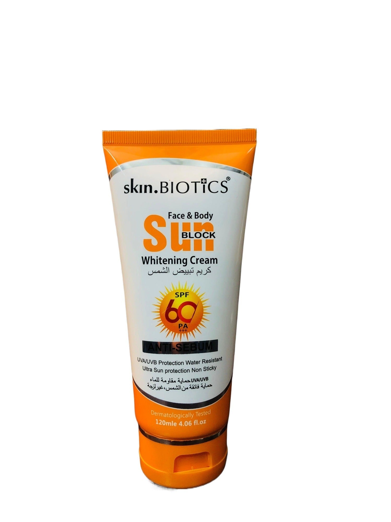 Skin Biotics Face & Body Sunblock Whitening Cream 120ml