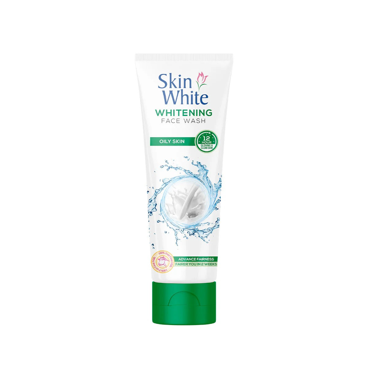 Skin White Oily Skin (Green) Whitening Face Wash