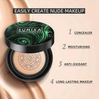 Sunisa 3 in 1 WaterProof Makeup Foundation Cream with Sponge