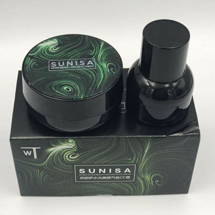 Sunisa 3 in 1 WaterProof Makeup Foundation Cream with Sponge