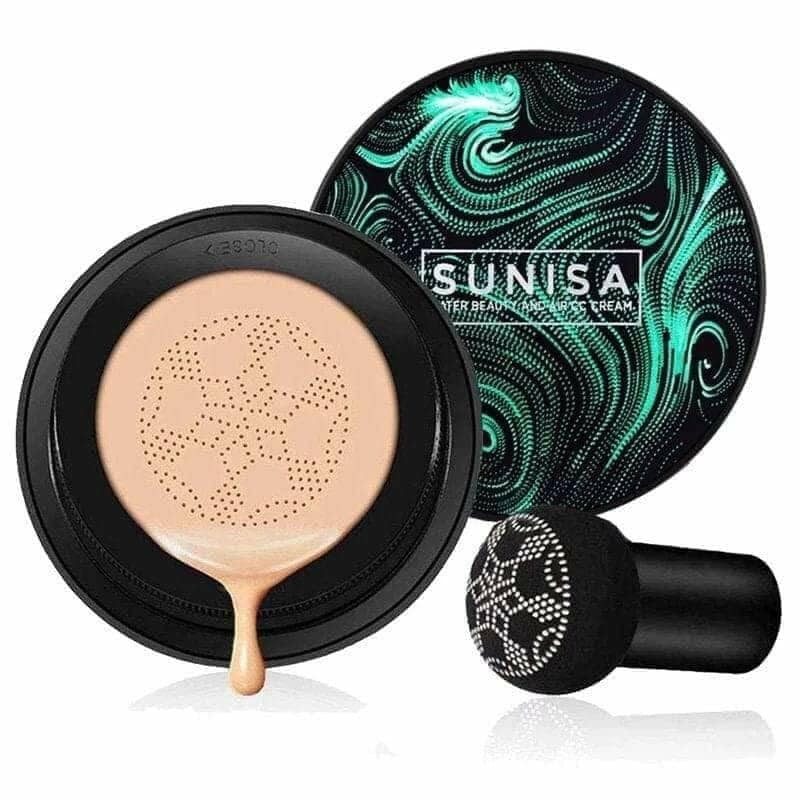 Sunisa 3 in 1 WaterProof Makeup Foundation Cream with Sponge