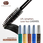 Mascara wand and bottles with 'Sweet Face' branding on a white background