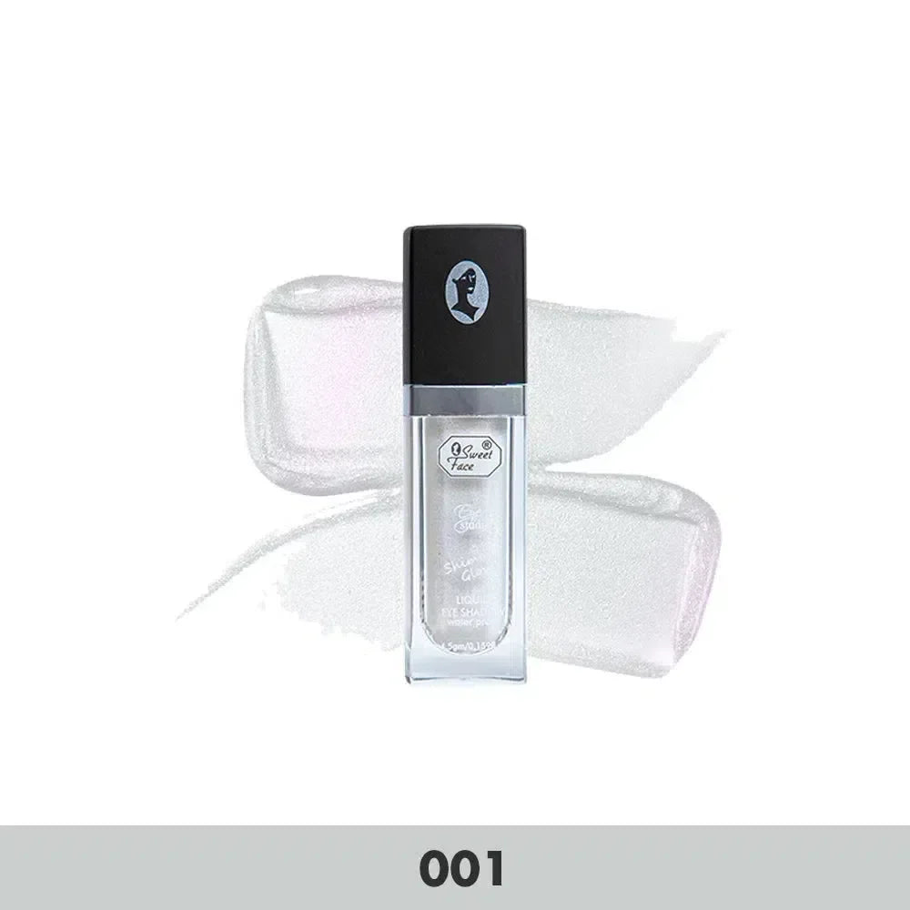 Skincare serum bottle with applicator on a white background