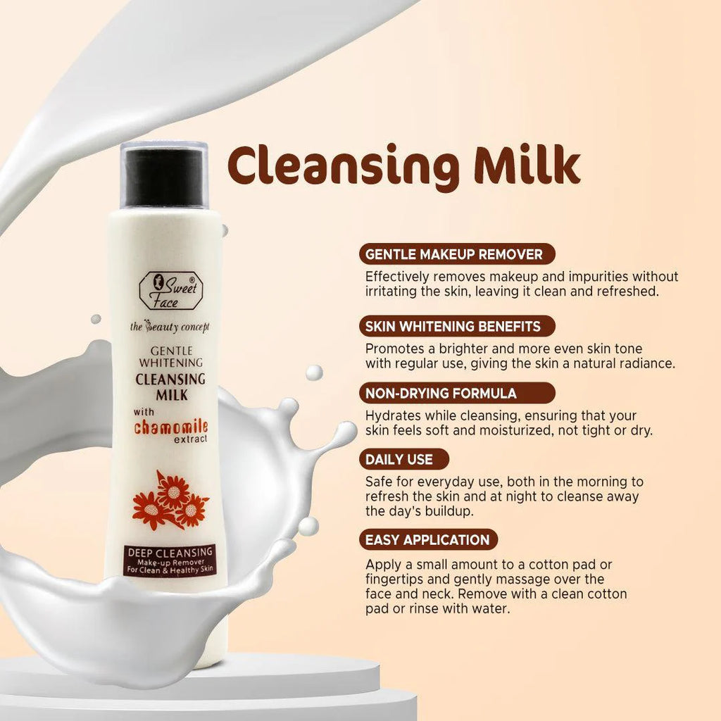 Sweetface Gentle Whitening Cleansing Milk 150ml