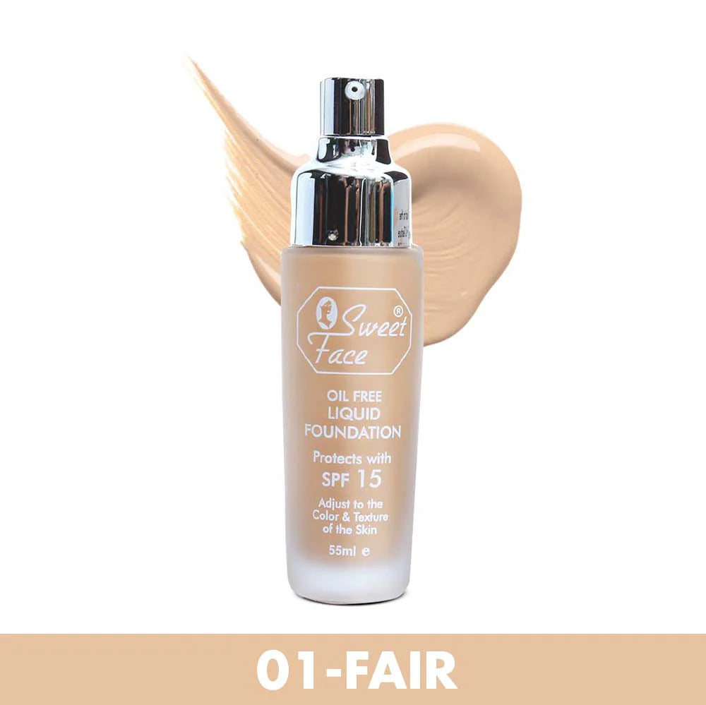 Sweetface Oil Free Liquid Foundations
