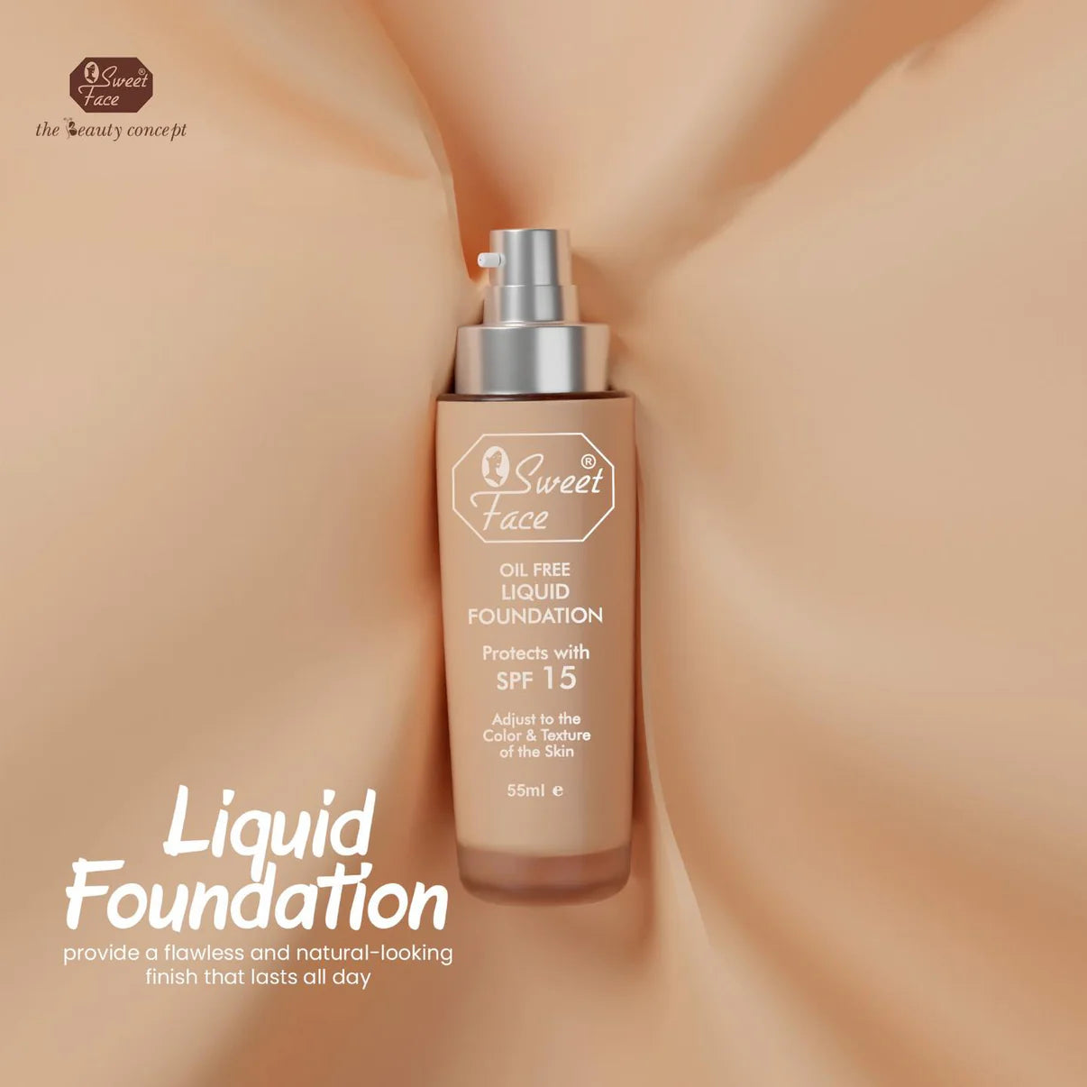 Sweetface Oil Free Liquid Foundations