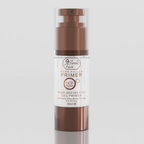 Skincare bottle labeled 'Sweet Face' on a light gray background