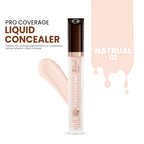 Pro Coverage Liquid Concealer with applicator on a white background
