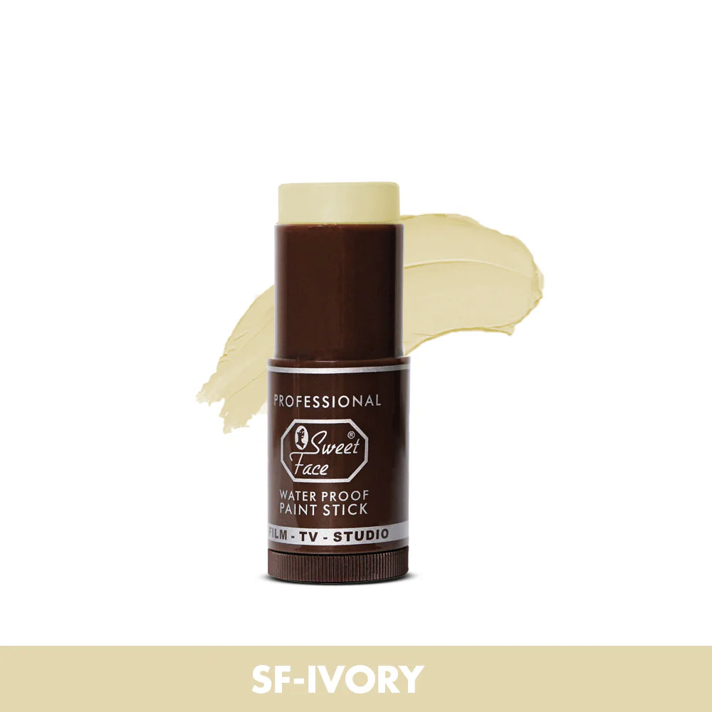 Professional waterproof paint stick labeled 'Sweet Face' with a swatch of color on a white background.