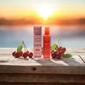 Two spray bottles of Wokali Make up Fix Spray with Rose Water Extract of Cherry