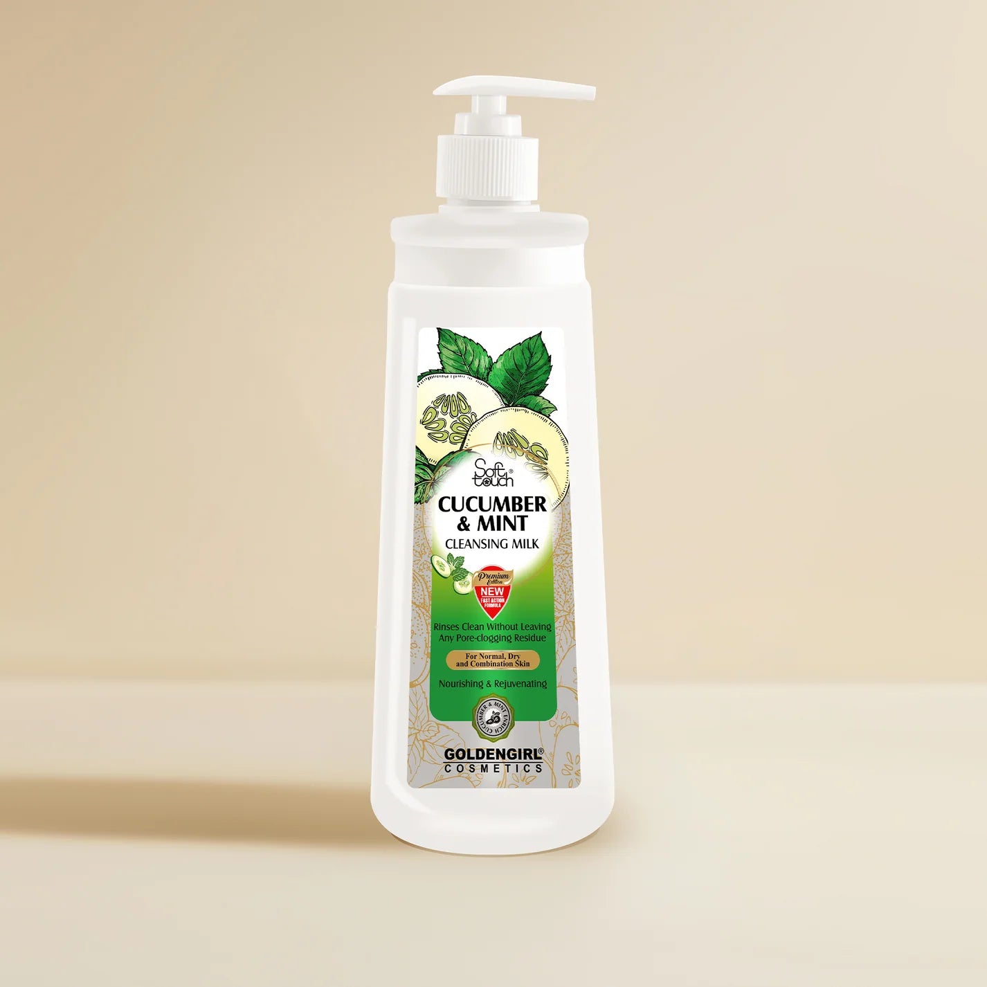 Soft Touch Cucumber and Mint Cleansing Milk