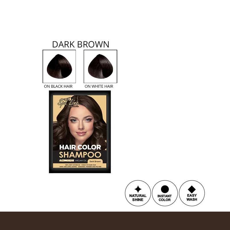 Spa Line By Glamorous Face Hair Color Shampoo 30MI