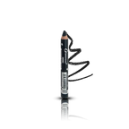 Black eyeliner pencil with a white background