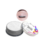 Makeup product with a close-up of eyelashes on a white background