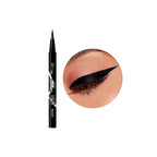 Eyeliner pencil with close-up of application on eyelid