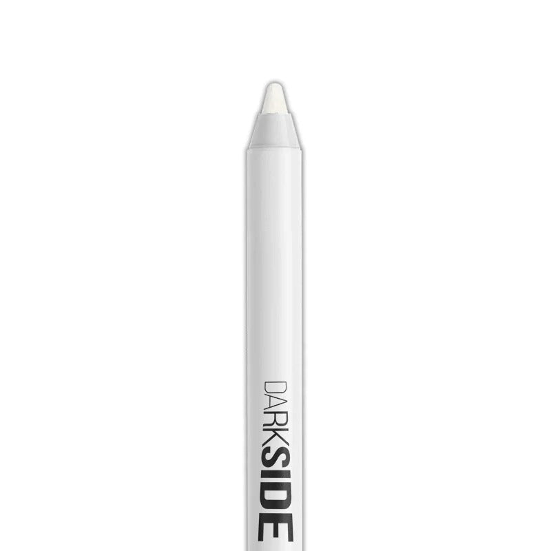 White cosmetic pencil with 'Darkside' branding on a white background