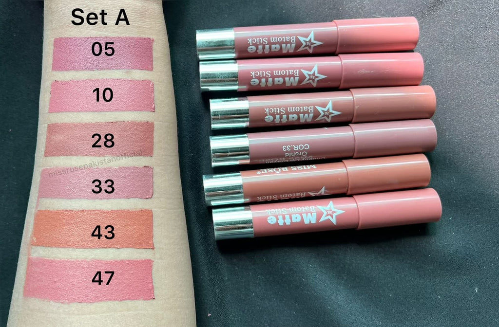 Miss Rose Chubby Lip Crayons