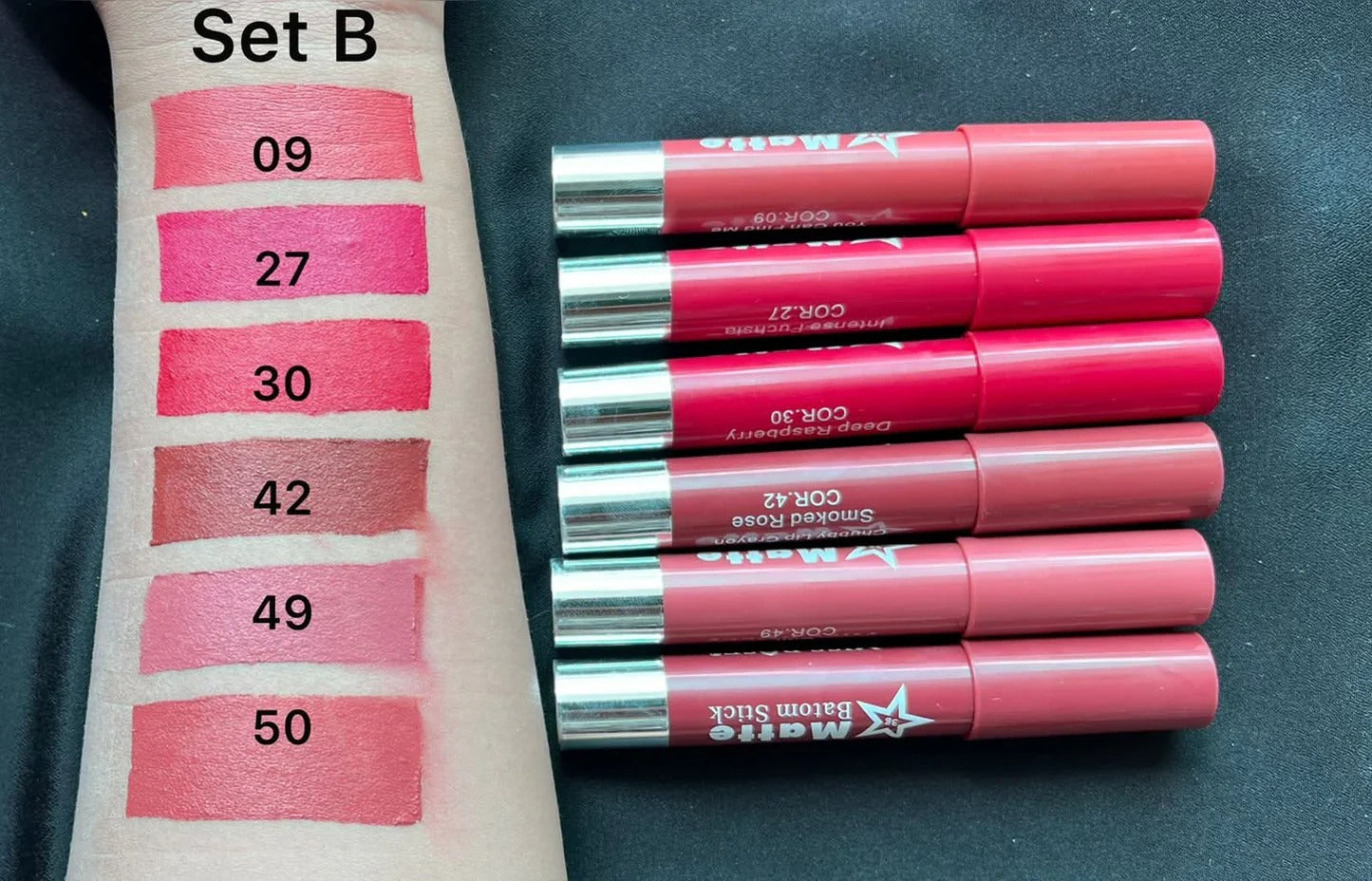 Miss Rose Chubby Lip Crayons