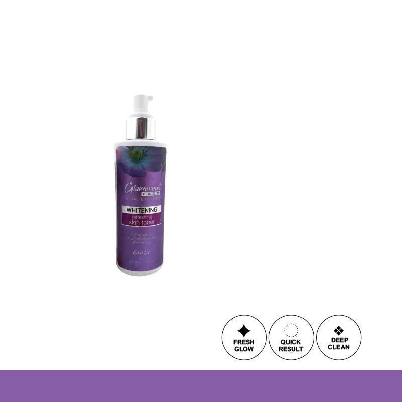 Glamorous Face Whitening Refreshing Skin Toner (Pump 200ML)