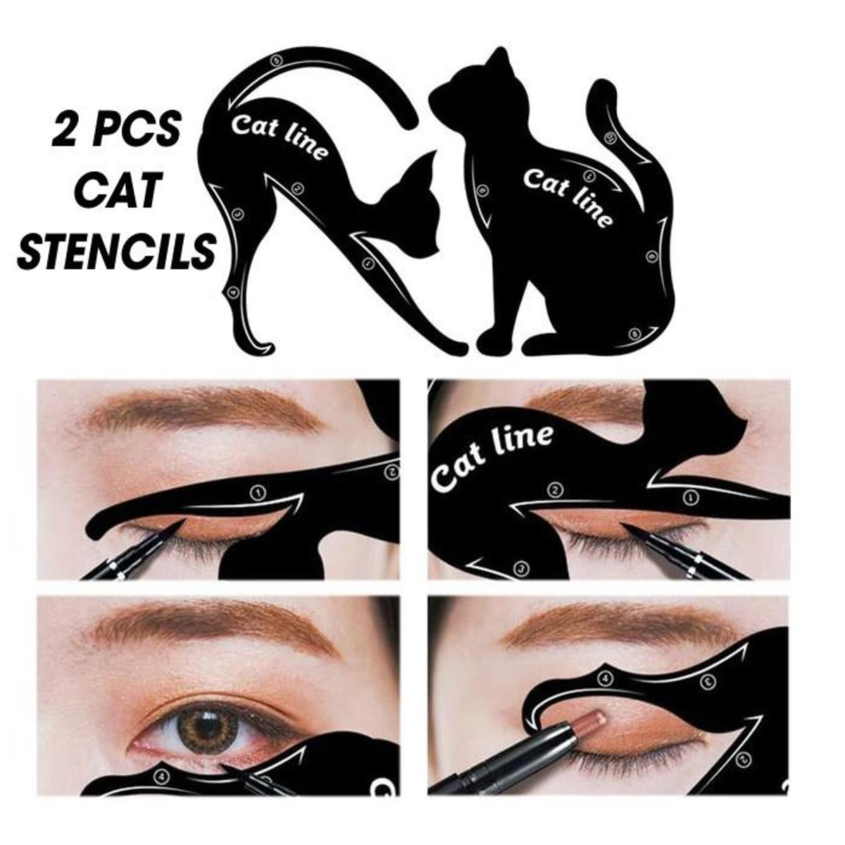 Cat Line Eyeliner Stencils Pro Eye Makeup Tool