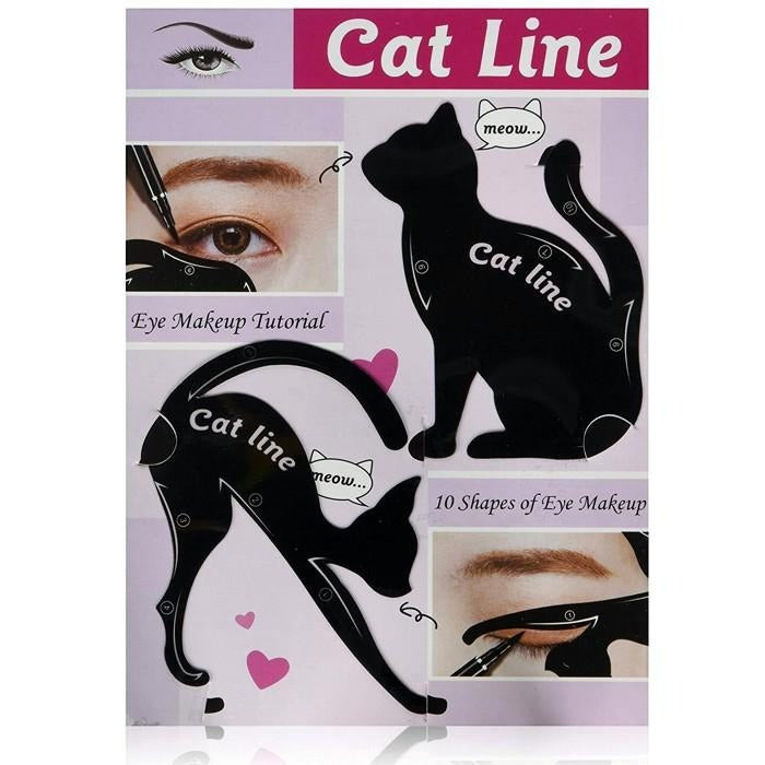 Cat Line Eyeliner Stencils Pro Eye Makeup Tool