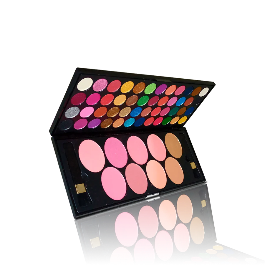 Glamorous Face 24 + 24 + 9 Matte, Velvet Eyeshade & Blushon Kit