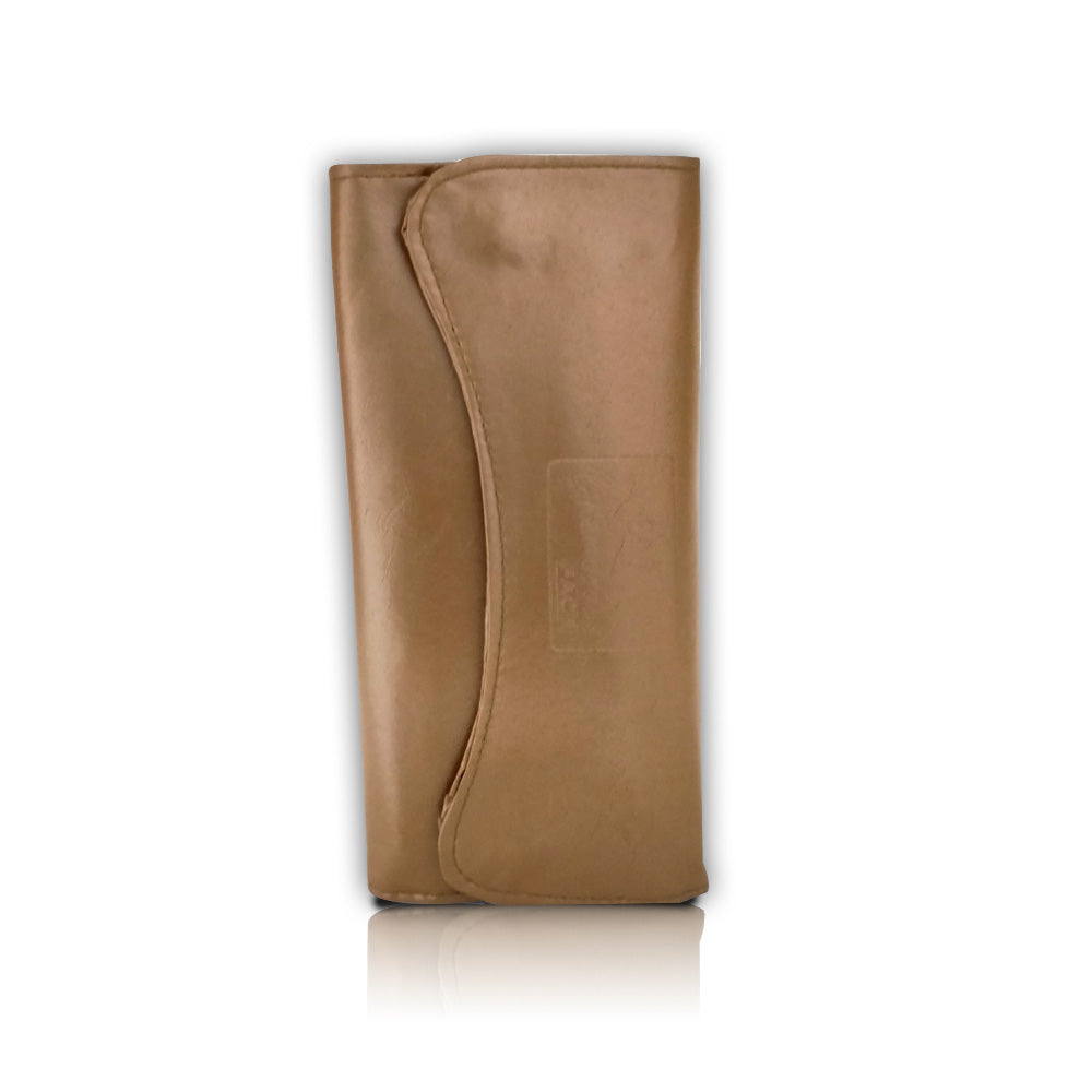 Glamorous Face 15 Piece Leather Brush Set